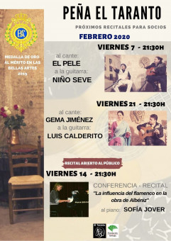 Conferencia-recital: La influencia del flamenco en la obra de Albéniz